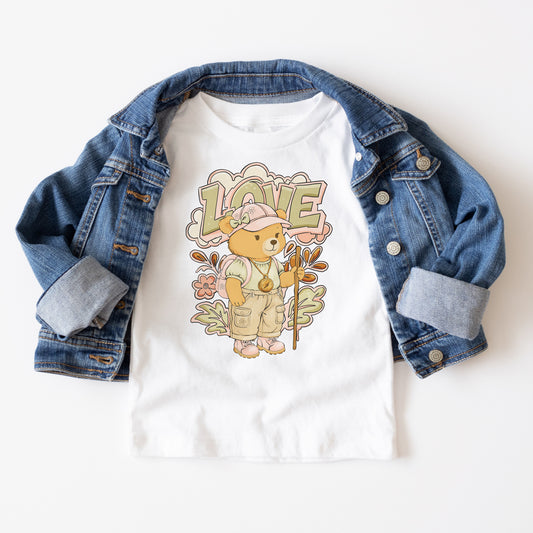 Hiker Bear - Organic cotton kids t-shirt