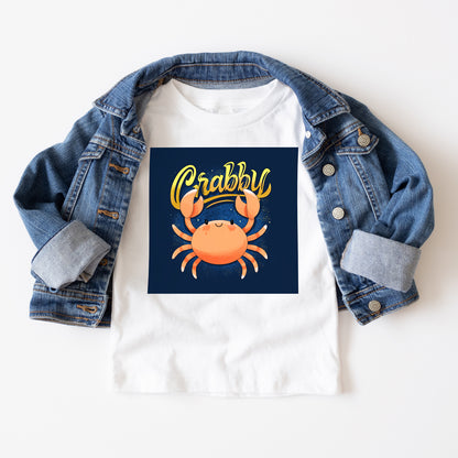 Feeling a Little Crabby - Organic cotton kids t-shirt