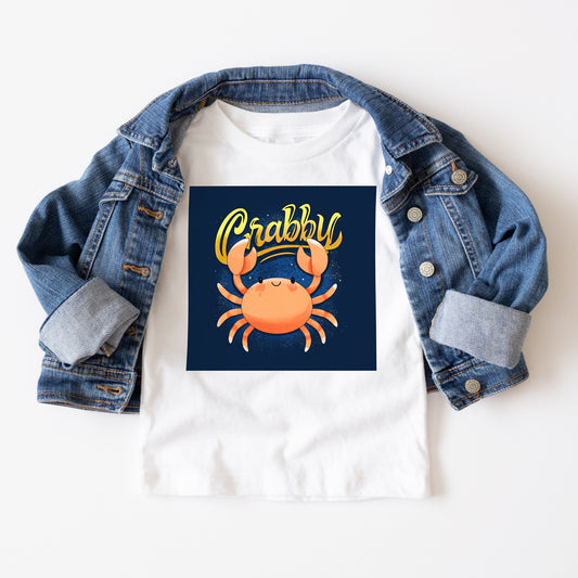 Feeling a Little Crabby - Organic cotton kids t-shirt