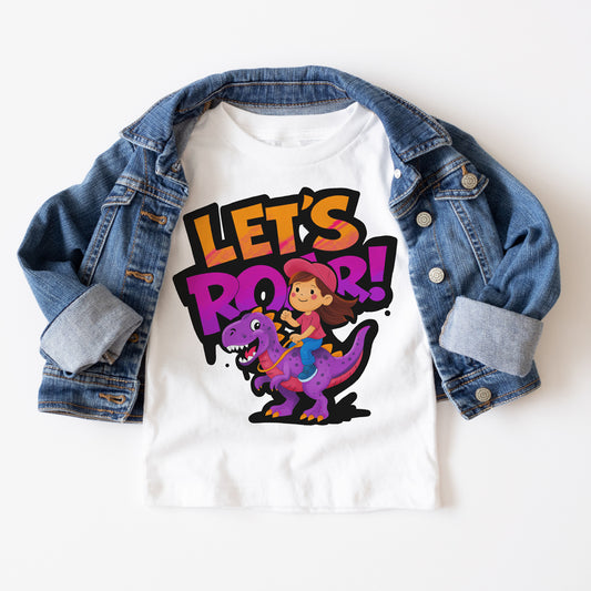 Let's Roar - Organic cotton kids t-shirt