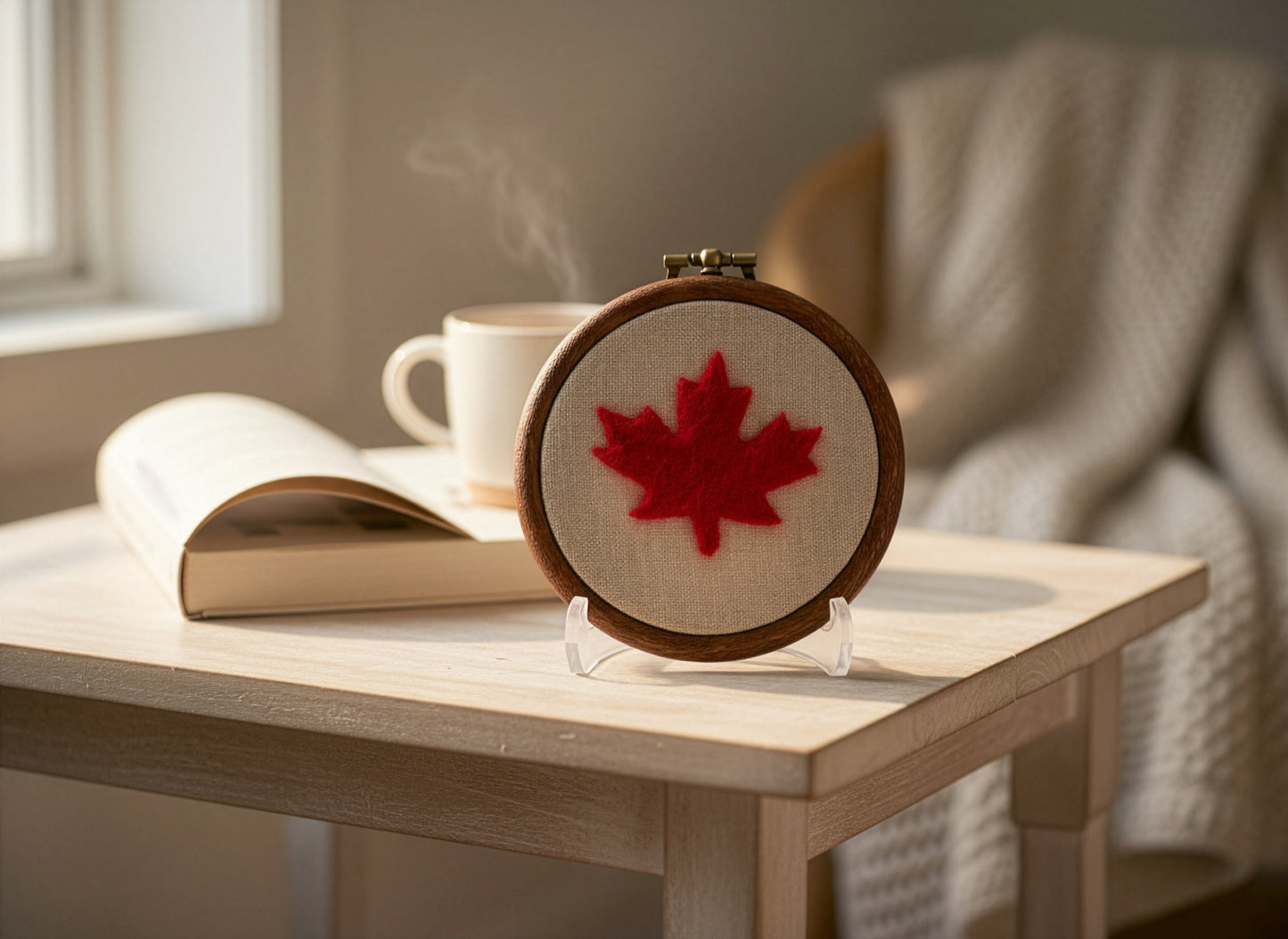 Felted Maple Leaf