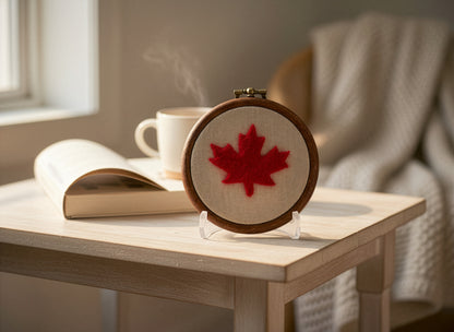 Felted Maple Leaf