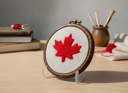 Felted Maple Leaf