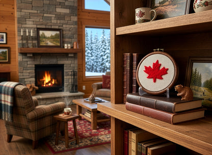 Felted Maple Leaf